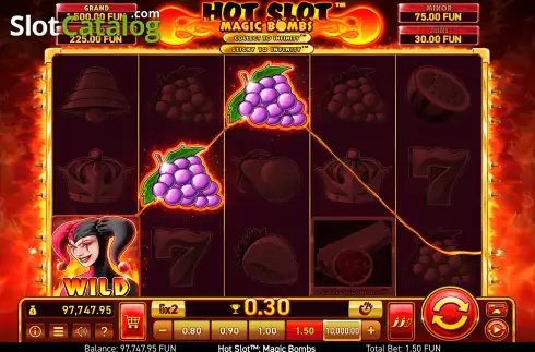 Скрин4. Hot Slot™: Magic Bombs слот