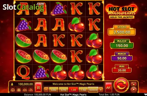 Скрин3. Hot Slot: Magic Pearls слот
