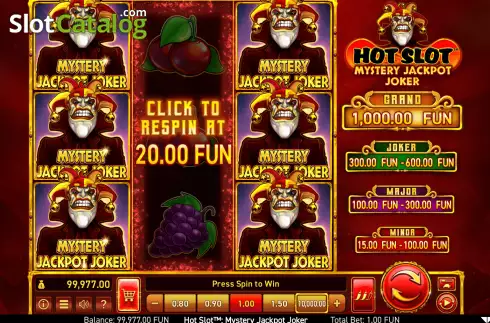 Скрин6. Hot Slot: Mystery Jackpot Joker слот