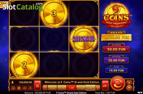 Скрин3. 9 Coins Grand Gold Edition слот
