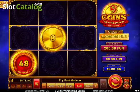 Скрин4. 9 Coins Grand Gold Edition слот