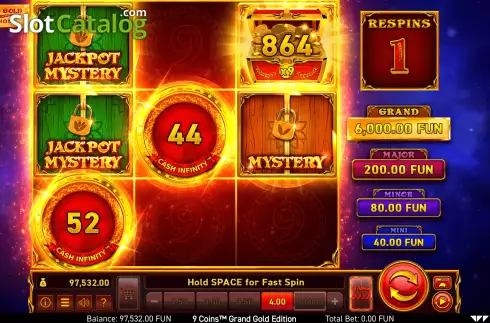 Скрин8. 9 Coins Grand Gold Edition слот