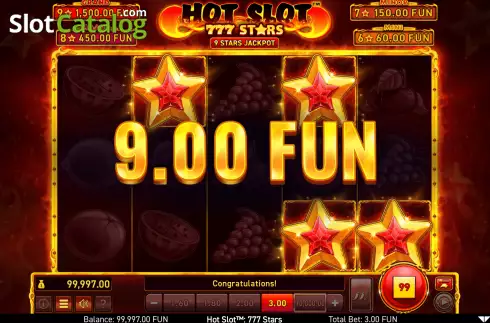 Скрин4. Hot Slot: 777 Stars слот