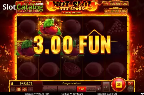 Скрин7. Hot Slot: 777 Stars слот