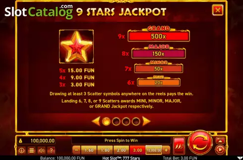 Скрин8. Hot Slot: 777 Stars слот