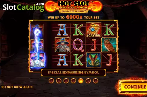 Скрин2. Hot Slot: Great Book of Magic слот