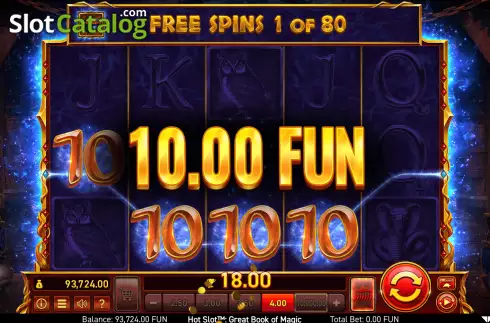Скрин8. Hot Slot: Great Book of Magic слот