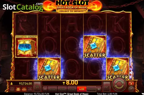 Скрин6. Hot Slot: Great Book of Magic слот