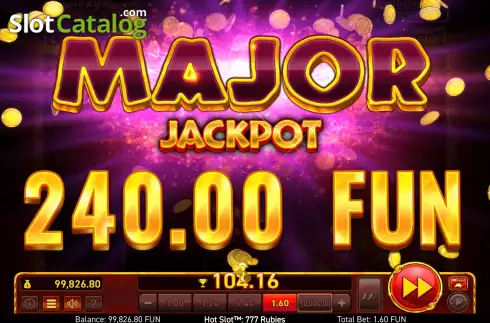 Скрин8. Hot Slot: 777 Rubies слот