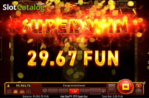 Скрин8. Hot Slot: 777 Cash Out (Wazdan) слот