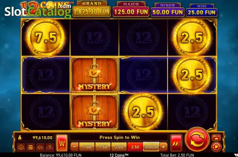 Скрин4. 12 Coins слот