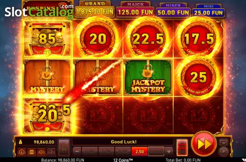 Скрин7. 12 Coins слот