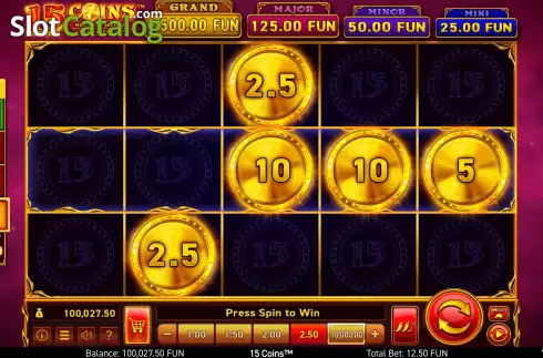 Скрин4. 15 Coins слот