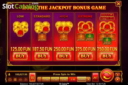 Скрин5. 15 Coins слот