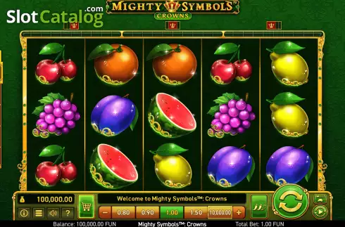 Скрин3. Mighty Symbols: Crowns слот