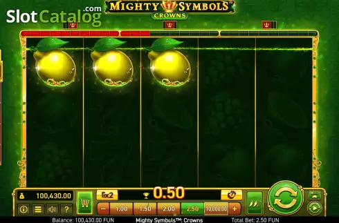 Скрин4. Mighty Symbols: Crowns слот
