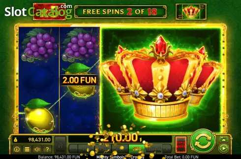 Скрин9. Mighty Symbols: Crowns слот