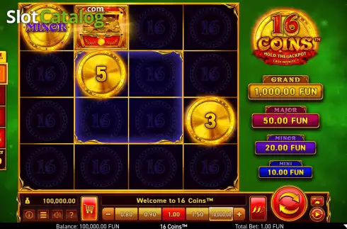 Скрин3. 16 Coins слот
