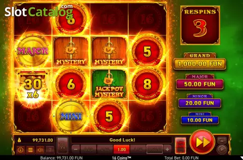 Скрин8. 16 Coins слот