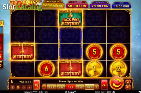 Скрин4. 20 Coins (Wazdan) слот