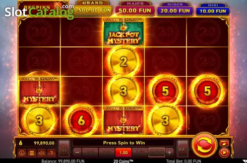 Скрин8. 20 Coins (Wazdan) слот