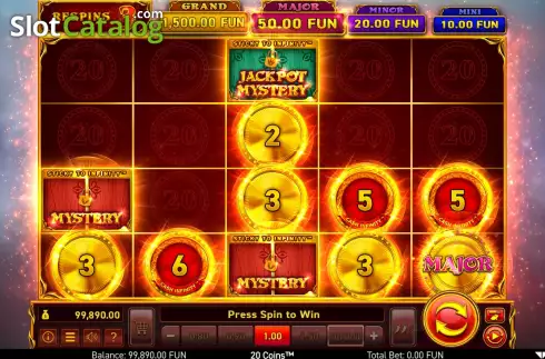 Скрин9. 20 Coins (Wazdan) слот
