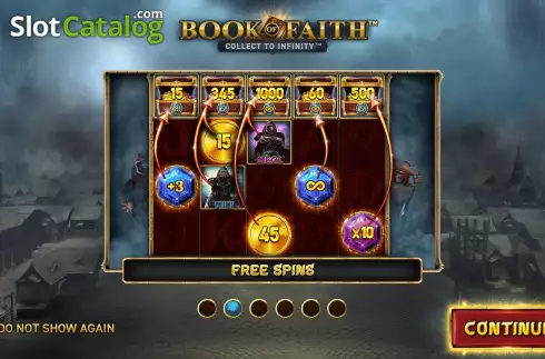 Скрин2. Book of Faith слот