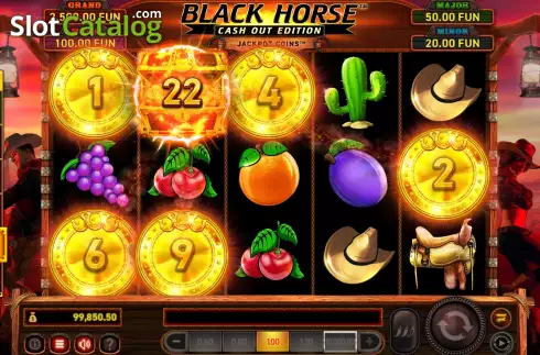 Скрин7. Black Horse Cash Out Edition слот