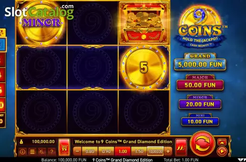 Скрин3. 9 Coins Grand Diamond Edition слот