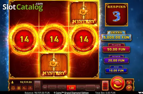 Скрин6. 9 Coins Grand Diamond Edition слот