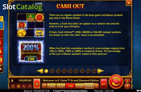 Скрин8. 9 Coins Grand Diamond Edition слот