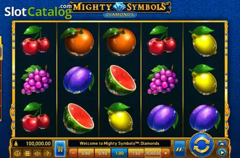 Скрин3. Mighty Symbols: Diamonds слот