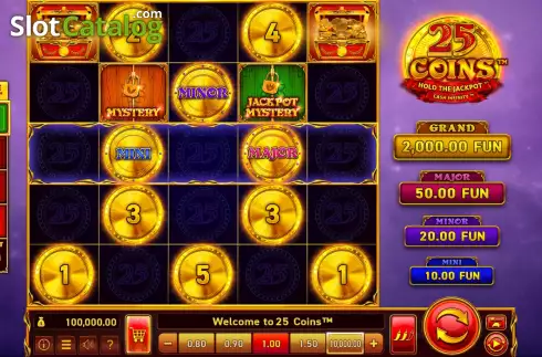 Скрин3. 25 Coins слот