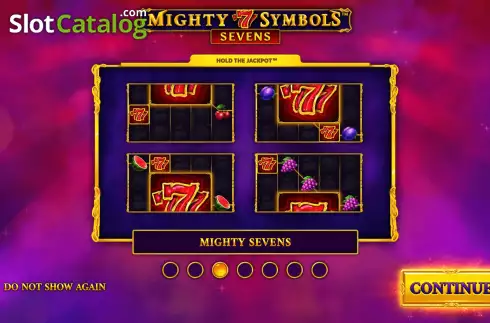 Скрин2. Mighty Symbols: Sevens слот