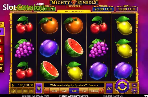 Скрин3. Mighty Symbols: Sevens слот