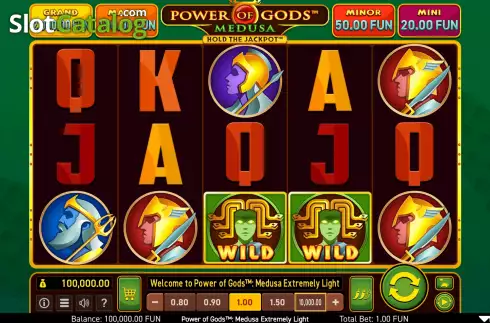 Скрин3. Power of Gods: Medusa Extremely Light слот