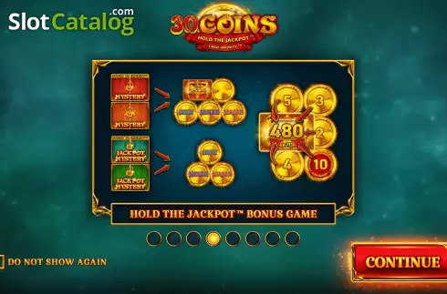 Скрин2. 30 Coins слот