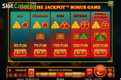 Скрин4. 30 Coins слот