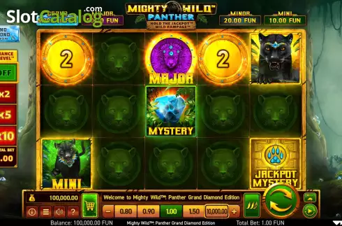 Скрин3. Mighty Wild: Panther Grand Diamond Edition (Wazdan) слот