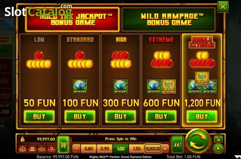 Скрин4. Mighty Wild: Panther Grand Diamond Edition (Wazdan) слот