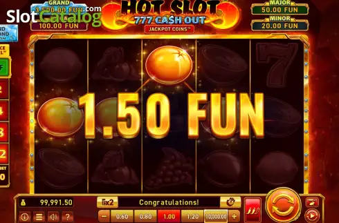 Скрин5. Hot Slot: 777 Cash Out Grand Diamond Edition слот
