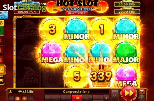 Скрин8. Hot Slot: 777 Cash Out Grand Diamond Edition слот
