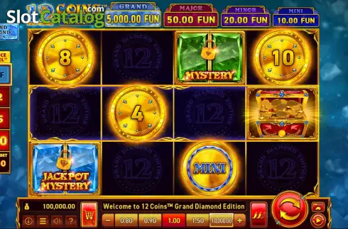Скрин3. 12 Coins Grand Diamond Edition слот