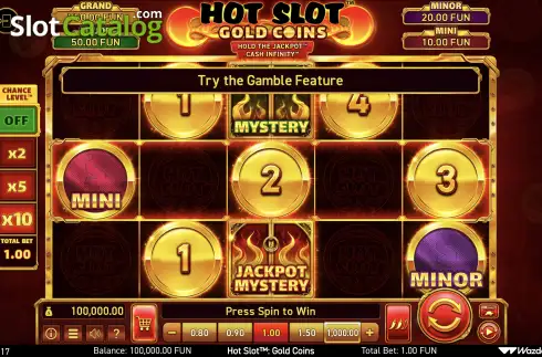 Скрин2. Hot Slot: Gold Coins слот