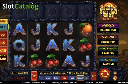 Скрин2. Sizzling Eggs Grand Gold Edition слот