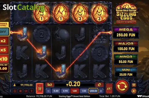 Скрин3. Sizzling Eggs Grand Gold Edition слот