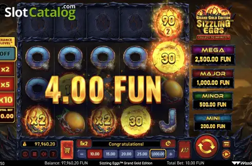 Скрин5. Sizzling Eggs Grand Gold Edition слот