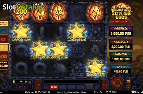 Скрин6. Sizzling Eggs Grand Gold Edition слот