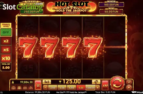 Скрин6. Hot Slot: 777 Hold the Jackpot слот