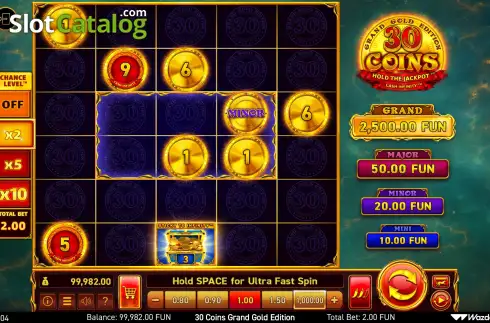 Скрин3. 30 Coins Grand Gold Edition слот